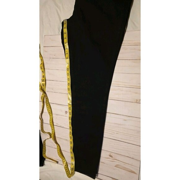 NWT Chaps Jeans Womens 18W 38wx30L Plus size Skinny Jeans Midrise Black NWT - Picture 9 of 12